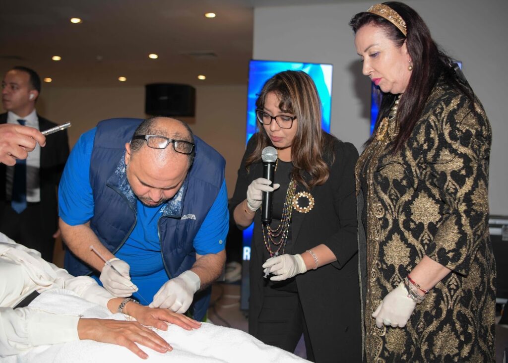 Live treatment demonstration