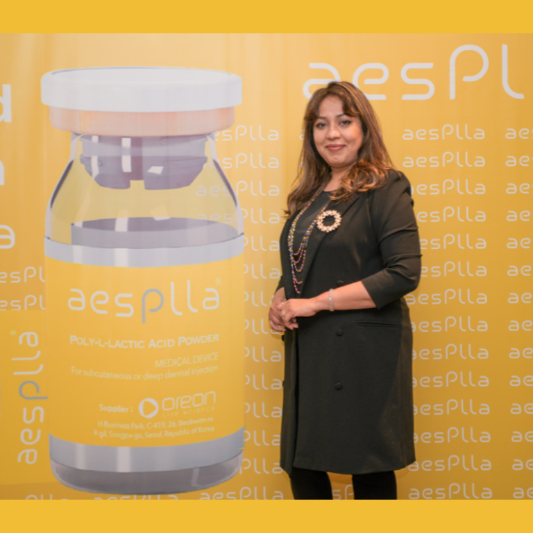 Aesplla launch backdrop